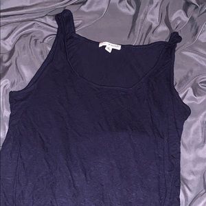 Navy blue tank top